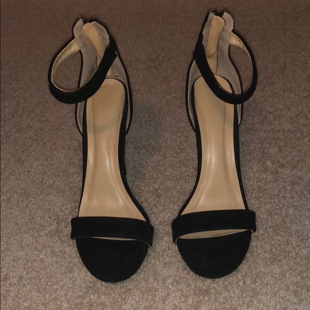 Black Open Toed Heel 🖤